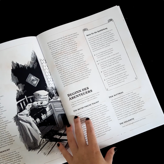 Video durchblättern durch das Zine