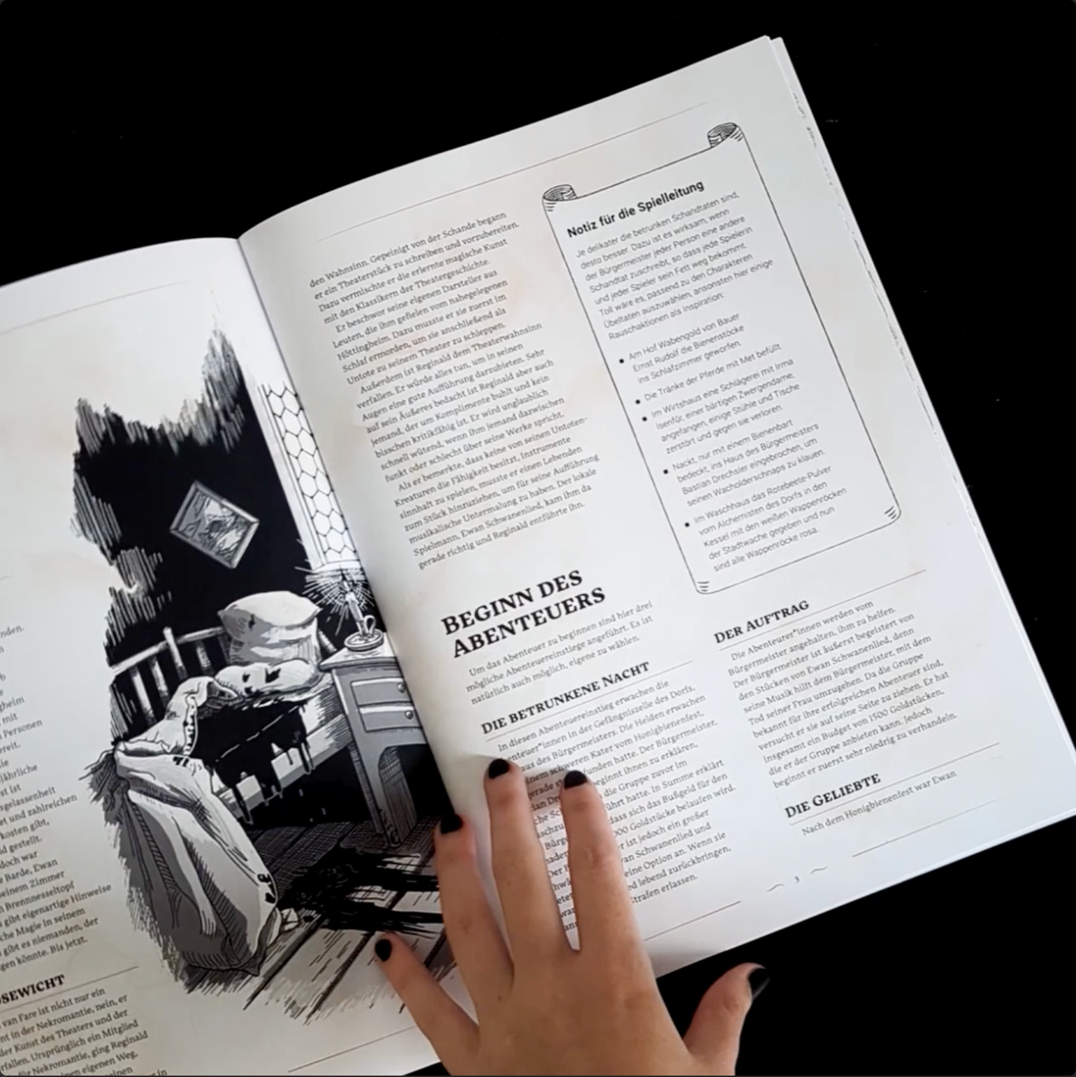 Video durchblättern durch das Zine